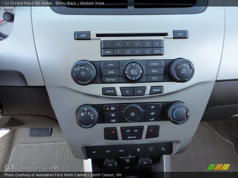 Ebony Black / Medium Stone 2011 Ford Focus SEL Sedan