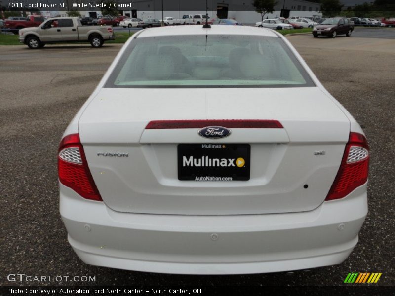 White Suede / Camel 2011 Ford Fusion SE