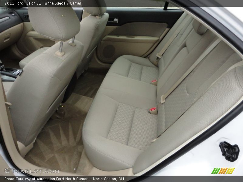 White Suede / Camel 2011 Ford Fusion SE