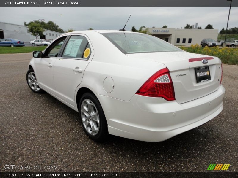 White Suede / Camel 2011 Ford Fusion SE