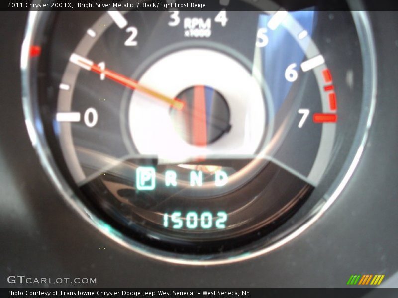 Bright Silver Metallic / Black/Light Frost Beige 2011 Chrysler 200 LX