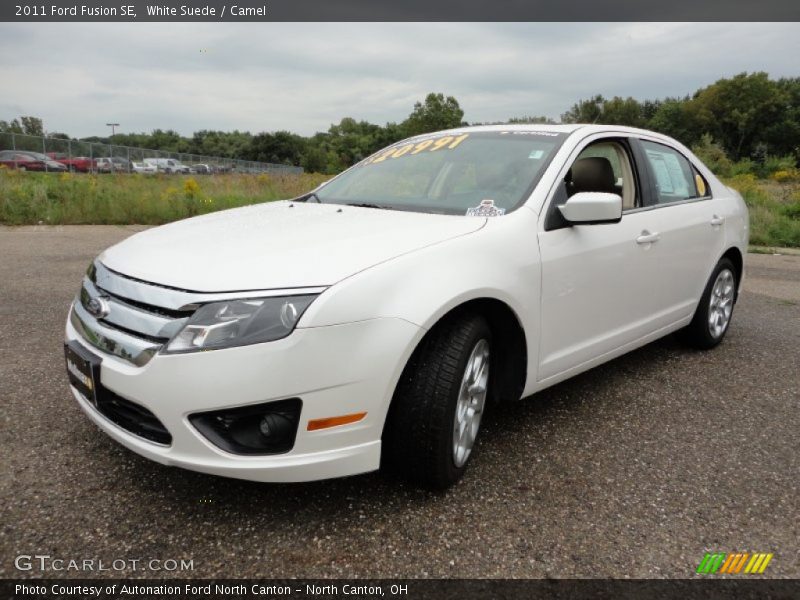 White Suede / Camel 2011 Ford Fusion SE