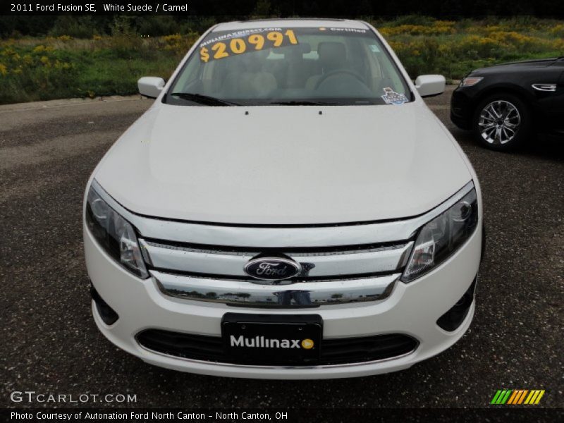 White Suede / Camel 2011 Ford Fusion SE
