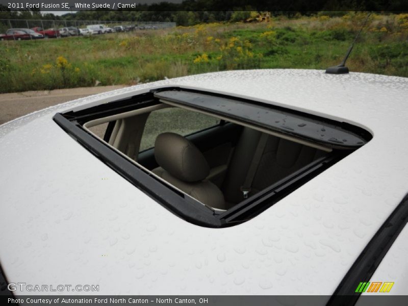 White Suede / Camel 2011 Ford Fusion SE