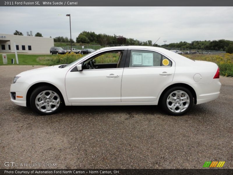 White Suede / Camel 2011 Ford Fusion SE
