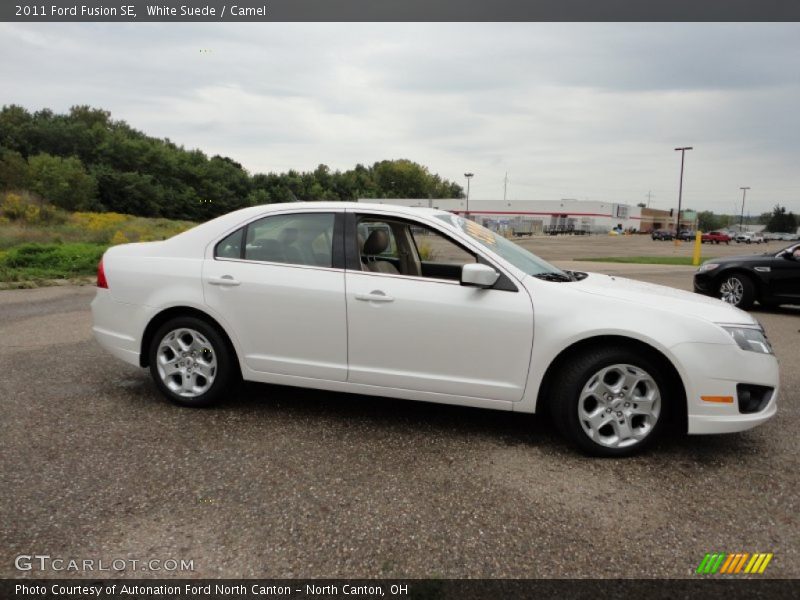 White Suede / Camel 2011 Ford Fusion SE