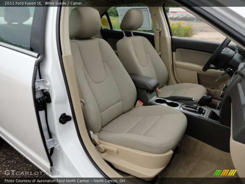White Suede / Camel 2011 Ford Fusion SE