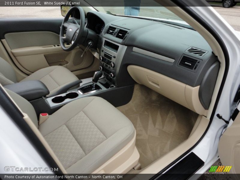 White Suede / Camel 2011 Ford Fusion SE