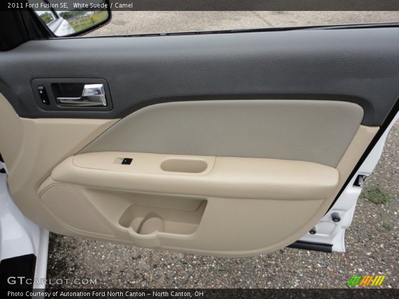 White Suede / Camel 2011 Ford Fusion SE