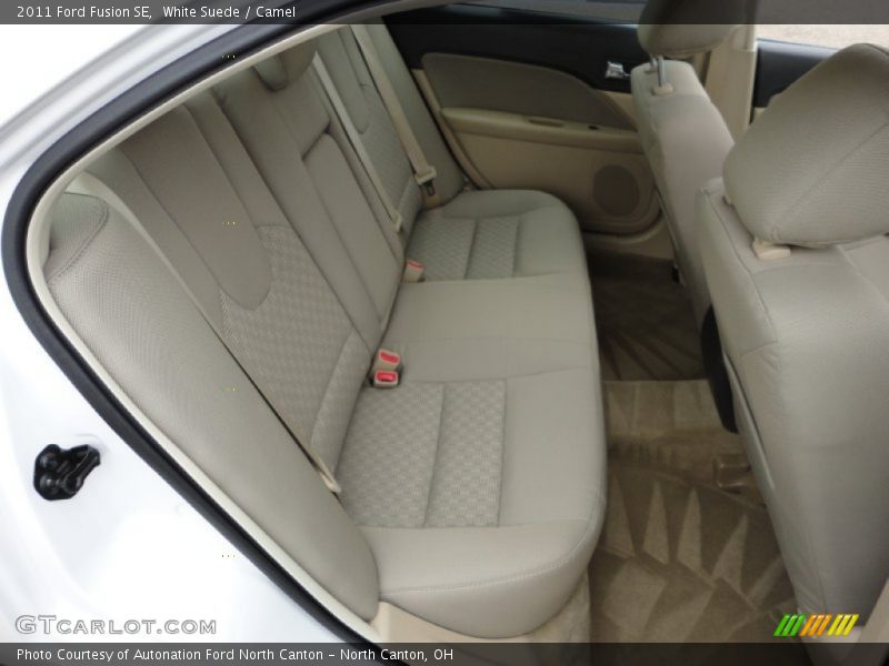 White Suede / Camel 2011 Ford Fusion SE