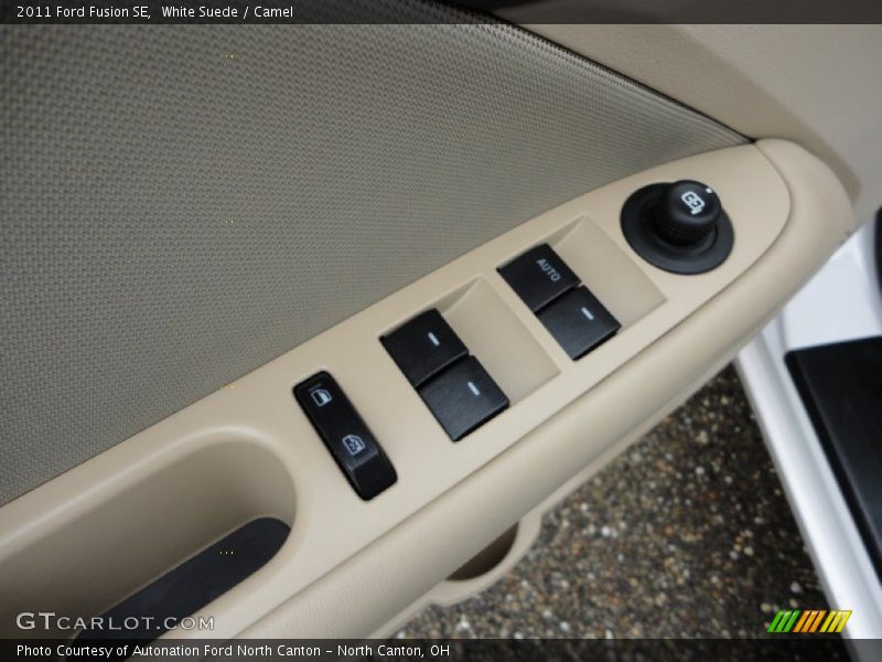 White Suede / Camel 2011 Ford Fusion SE