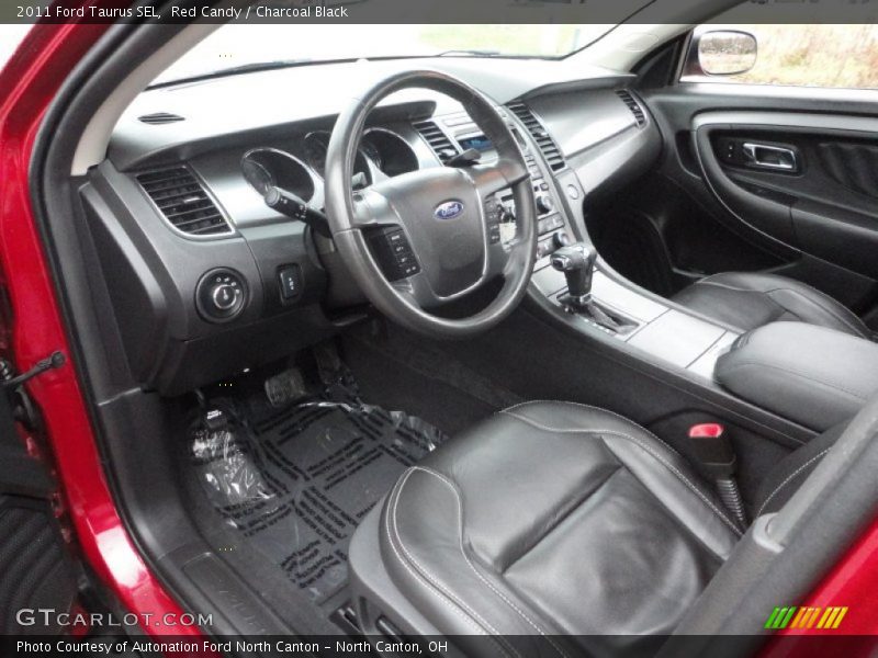 Red Candy / Charcoal Black 2011 Ford Taurus SEL