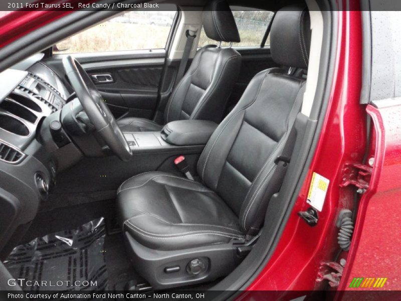 Red Candy / Charcoal Black 2011 Ford Taurus SEL