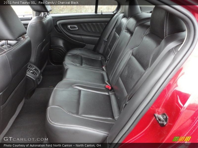 Red Candy / Charcoal Black 2011 Ford Taurus SEL
