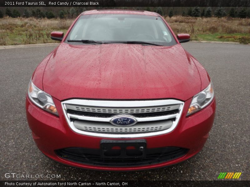 Red Candy / Charcoal Black 2011 Ford Taurus SEL