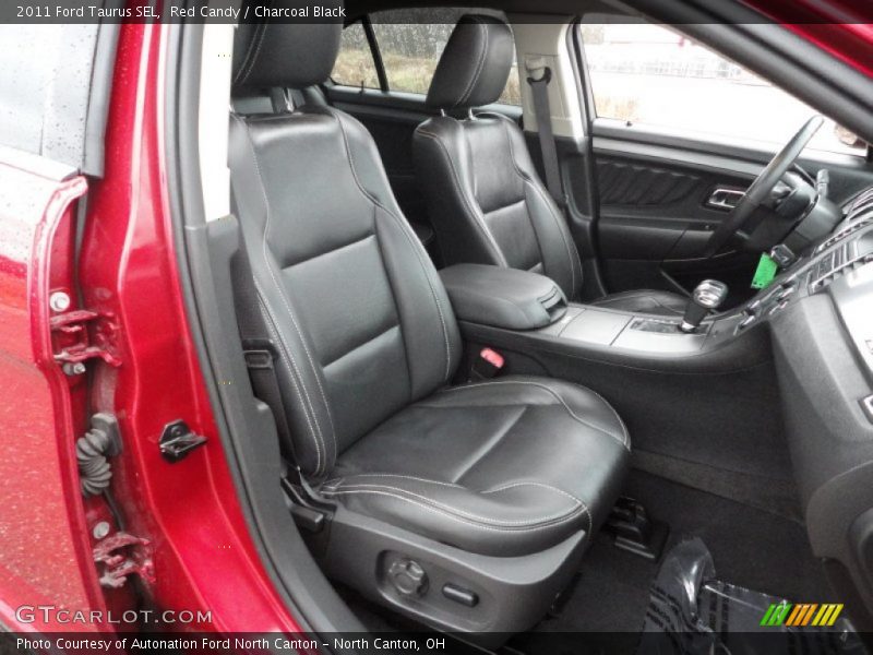 Red Candy / Charcoal Black 2011 Ford Taurus SEL