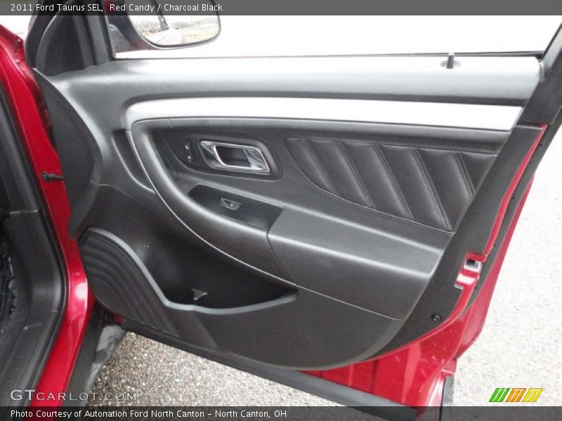 Red Candy / Charcoal Black 2011 Ford Taurus SEL