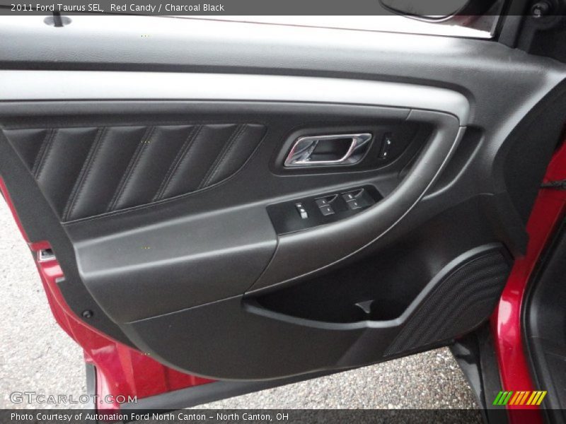 Red Candy / Charcoal Black 2011 Ford Taurus SEL