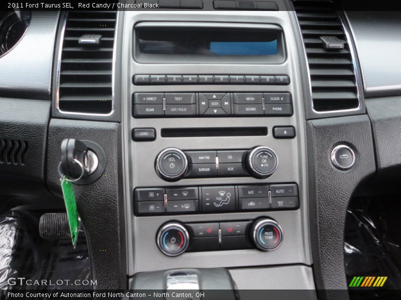 Red Candy / Charcoal Black 2011 Ford Taurus SEL