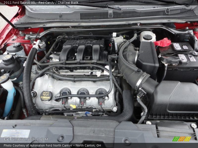 Red Candy / Charcoal Black 2011 Ford Taurus SEL