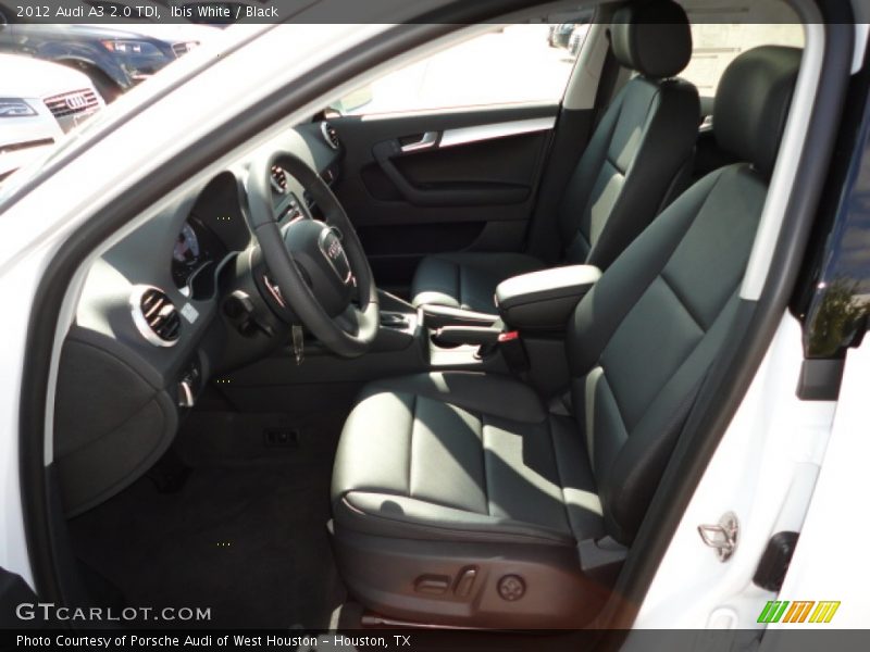 Ibis White / Black 2012 Audi A3 2.0 TDI