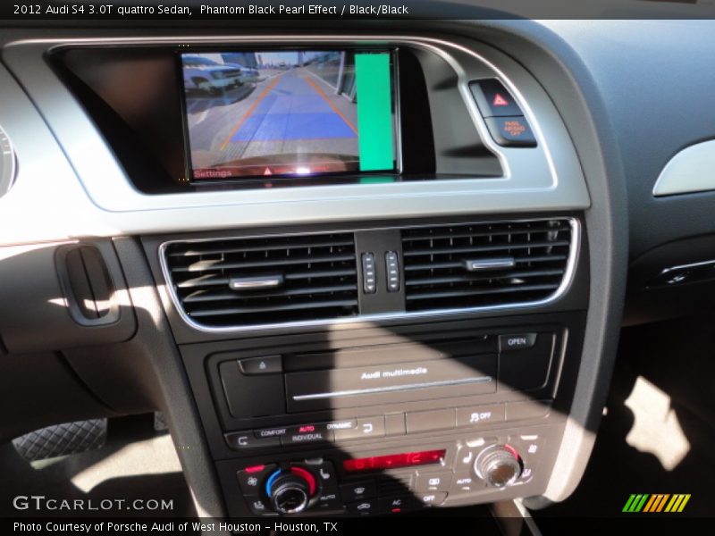 Phantom Black Pearl Effect / Black/Black 2012 Audi S4 3.0T quattro Sedan