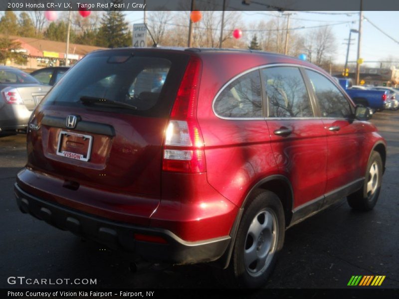 Tango Red Pearl / Gray 2009 Honda CR-V LX