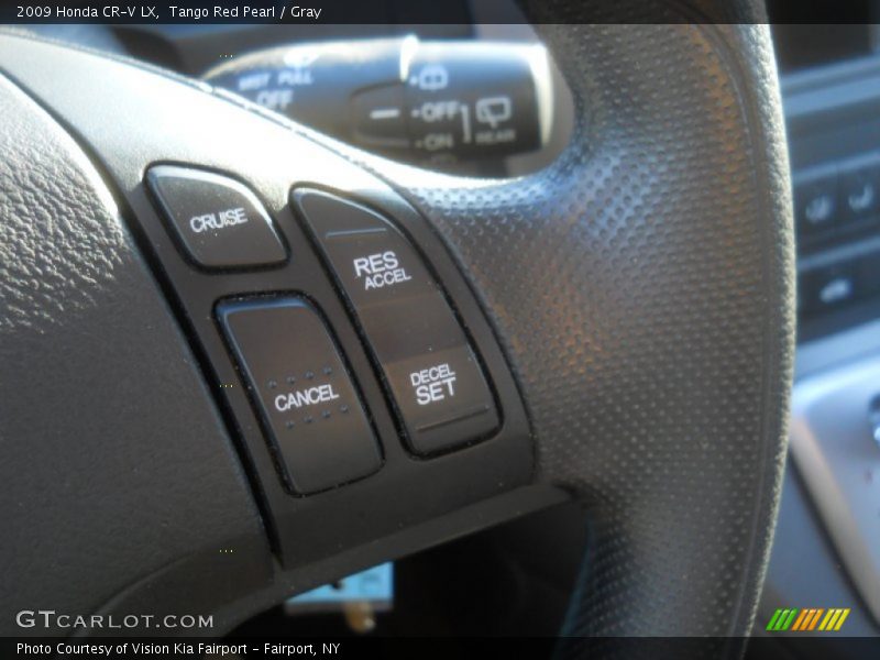 Tango Red Pearl / Gray 2009 Honda CR-V LX