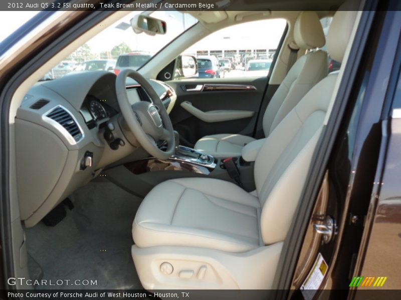 Teak Brown Metallic / Cardamom Beige 2012 Audi Q5 3.2 FSI quattro