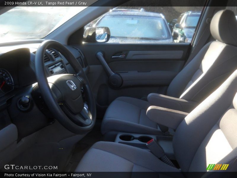 Tango Red Pearl / Gray 2009 Honda CR-V LX