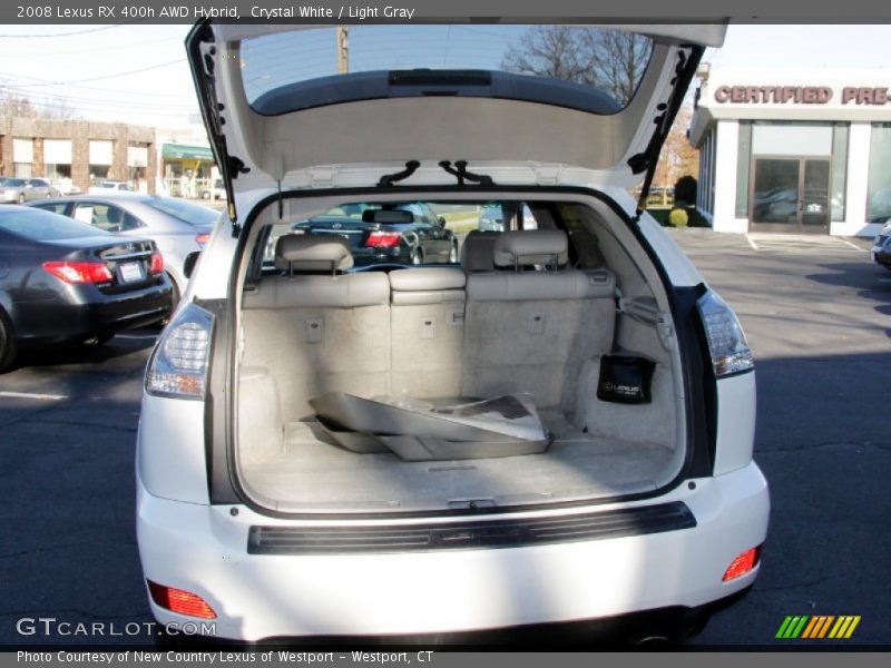 Crystal White / Light Gray 2008 Lexus RX 400h AWD Hybrid