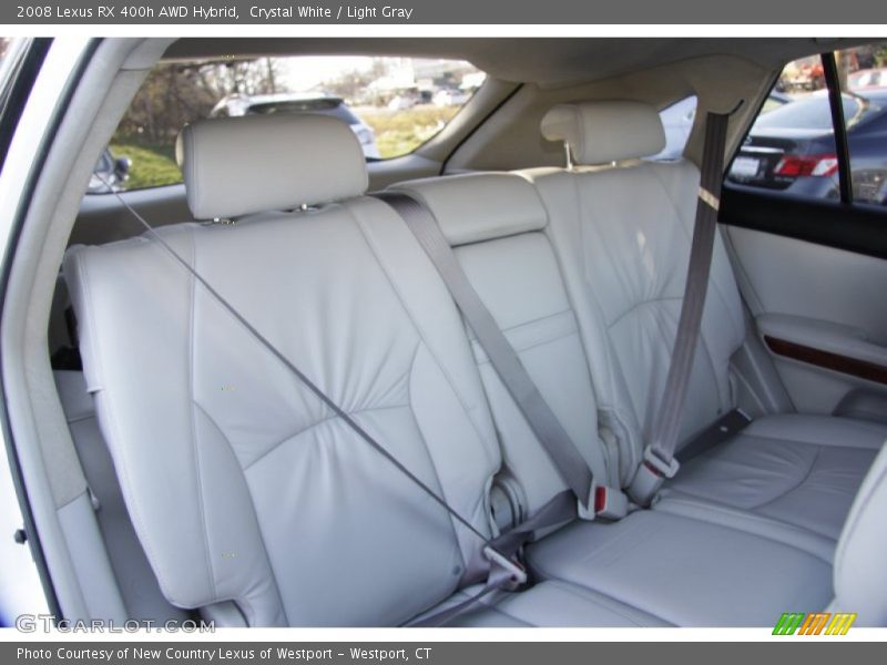Crystal White / Light Gray 2008 Lexus RX 400h AWD Hybrid