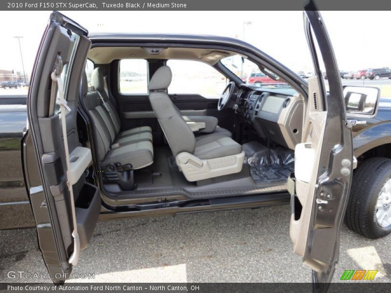 Tuxedo Black / Medium Stone 2010 Ford F150 STX SuperCab