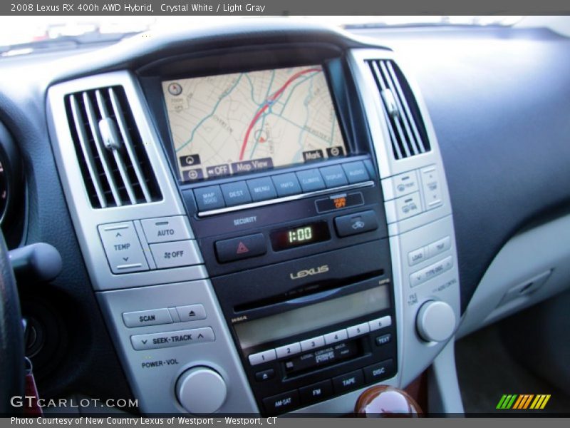 Crystal White / Light Gray 2008 Lexus RX 400h AWD Hybrid