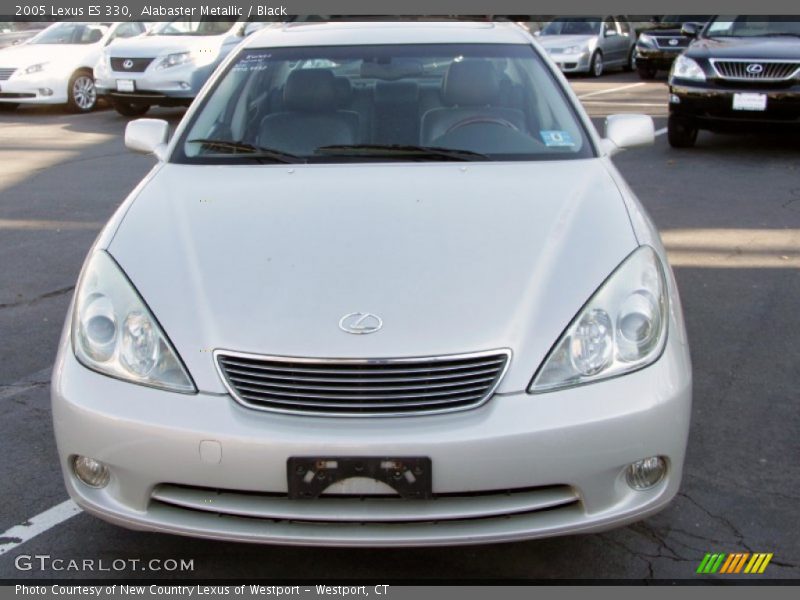 Alabaster Metallic / Black 2005 Lexus ES 330