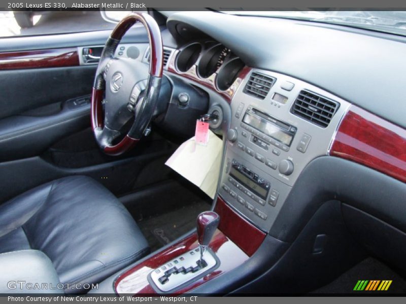Alabaster Metallic / Black 2005 Lexus ES 330