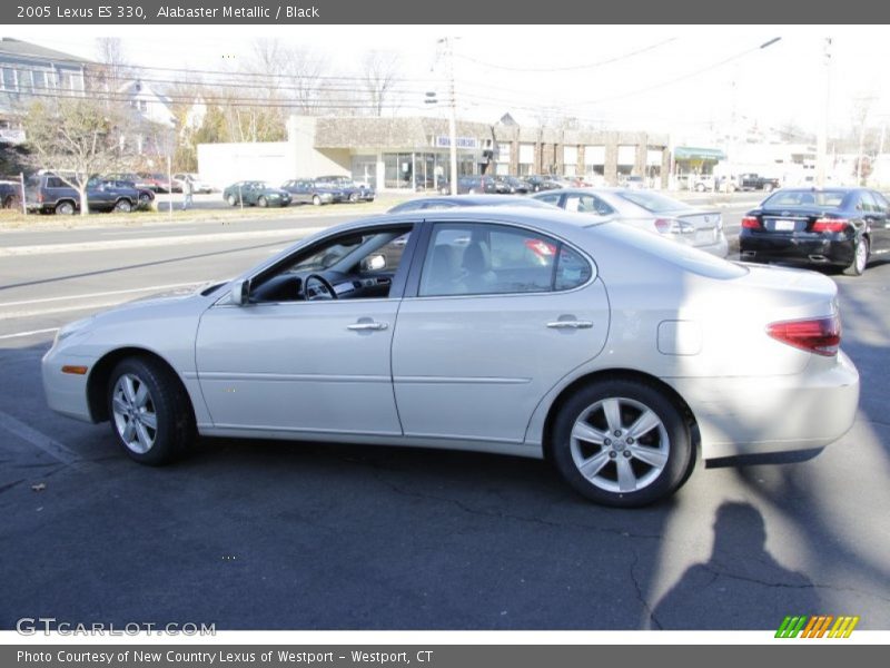 Alabaster Metallic / Black 2005 Lexus ES 330