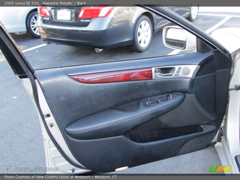 Alabaster Metallic / Black 2005 Lexus ES 330