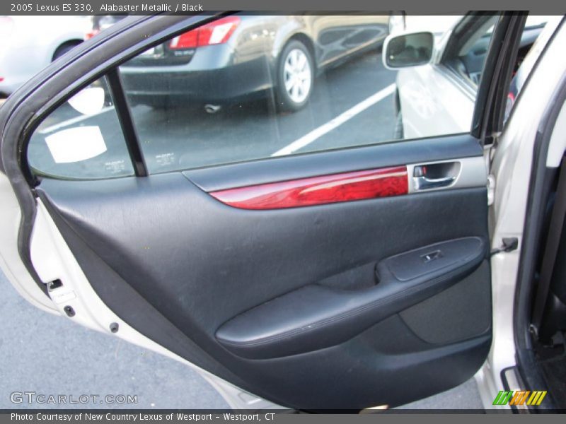 Alabaster Metallic / Black 2005 Lexus ES 330