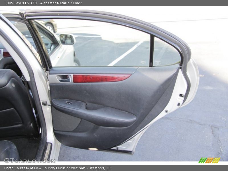 Alabaster Metallic / Black 2005 Lexus ES 330
