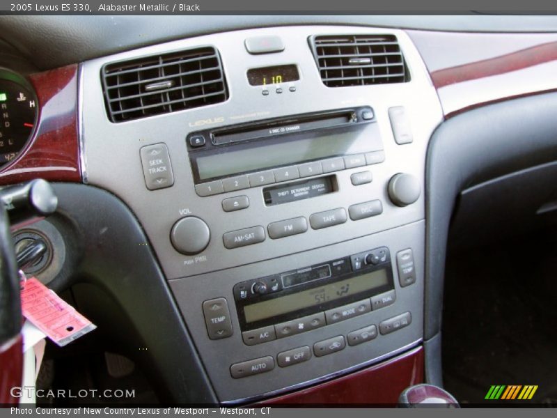 Alabaster Metallic / Black 2005 Lexus ES 330