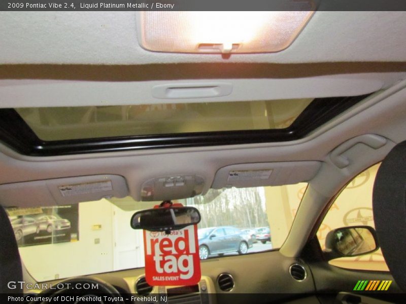 Liquid Platinum Metallic / Ebony 2009 Pontiac Vibe 2.4