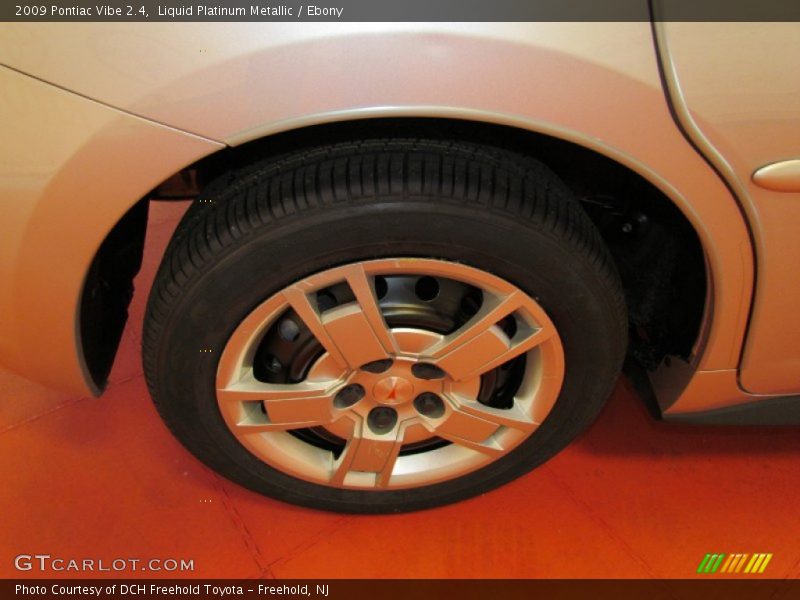 Liquid Platinum Metallic / Ebony 2009 Pontiac Vibe 2.4