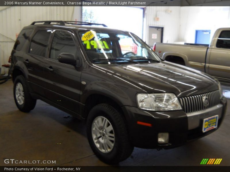 Charcoal Beige Metallic / Black/Light Parchment 2006 Mercury Mariner Convenience