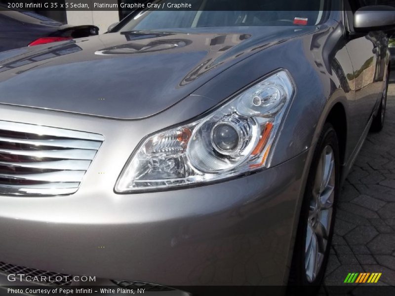 Platinum Graphite Gray / Graphite 2008 Infiniti G 35 x S Sedan
