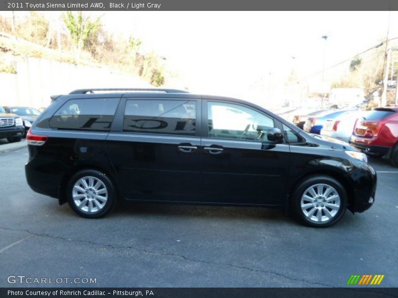 Black / Light Gray 2011 Toyota Sienna Limited AWD