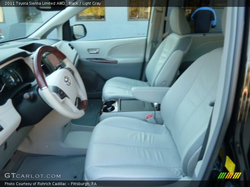 Black / Light Gray 2011 Toyota Sienna Limited AWD