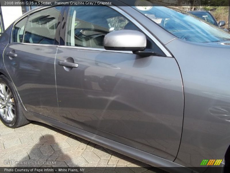 Platinum Graphite Gray / Graphite 2008 Infiniti G 35 x S Sedan