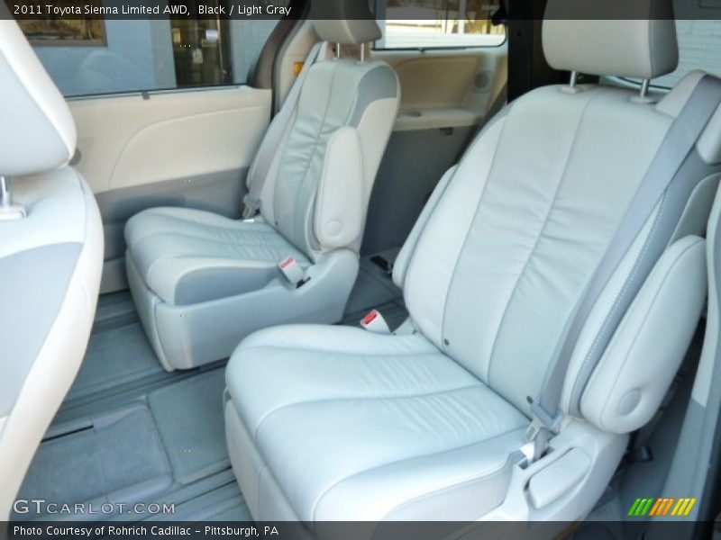 Black / Light Gray 2011 Toyota Sienna Limited AWD