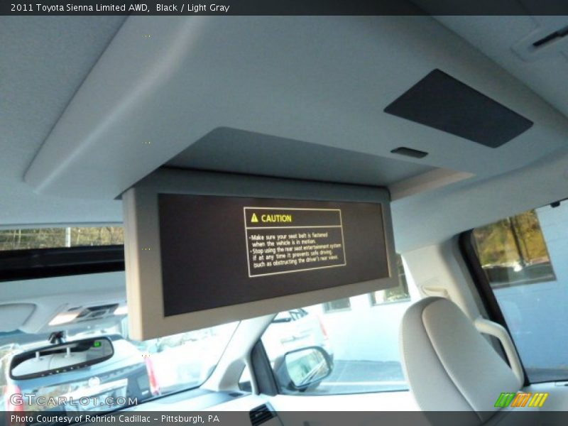 Black / Light Gray 2011 Toyota Sienna Limited AWD